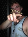 Luke holding a praying mantis!